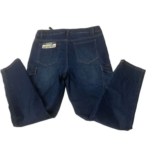 Cargo Style Skinny Jeans - Picture 1 of 7